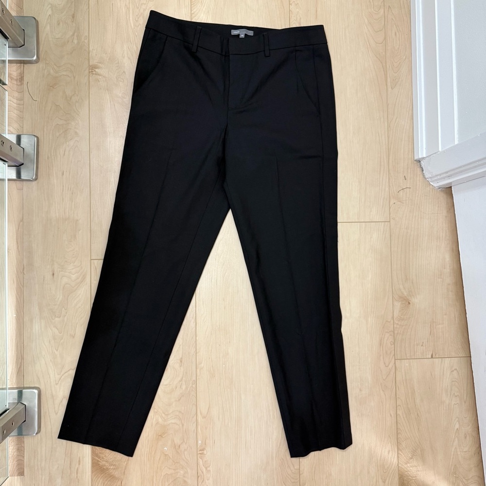 Vince Wool Classic Tapered Dress Pants